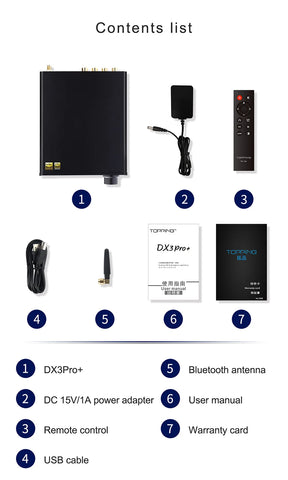 TOPPING DX3 PRO+ Hi-res DAC Headphone Amplifier ES9038Q2M DAC Bluetooth 5.0 LDAC USB Headphone Amp DX3Pro Plus DSD512 PCM768kHz