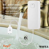 Tuya Smart Flood Leakage Sensor Remote Monitor WiFi Water Overflow Level Detector Water Leak Sensor Security Sound Alarm System