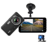 Anfilite 4.0" Car Dvr Camera Full HD 1080P Dash Cam Auto Registrator Dual Lens Night Vision With Rear View Camera Video Recorder