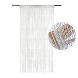 1M*2M Hot Sale Door And Window Panel Fly Screen Fringe Room Screen Tassel Panel Beaded Curtains Home Decoration