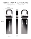 WANSENDA Waterproof USB Flash Drive Metal Pendrive 8GB 16GB 32GB 64GB 128GB Portable USB2.0 Memory Stick Flashdisk