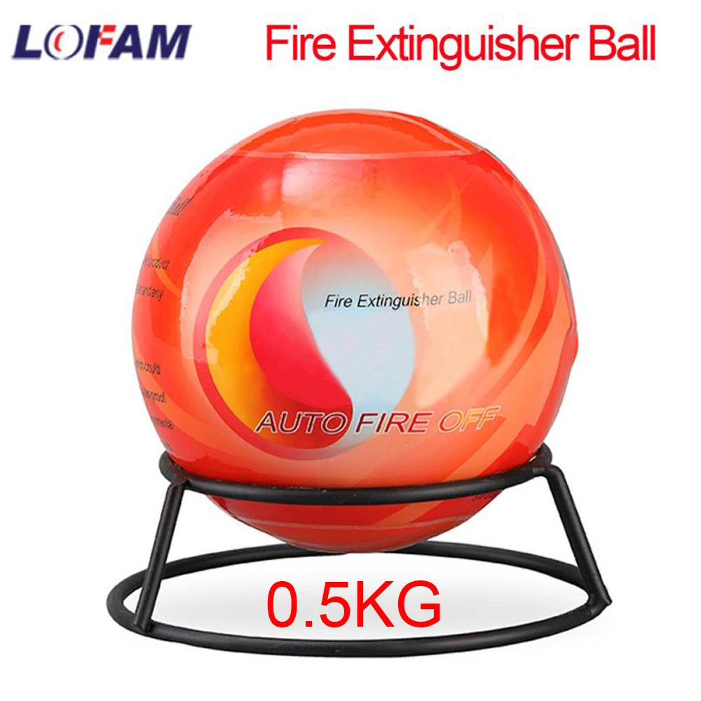 Fire Extinguisher Ball Automatic Dry Powder Car Fire Extinguisher For Cars Home Fire Suppression Device 0.5KG With Mount Bracket