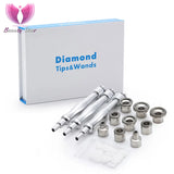 Beauty Star Diamond Microdermabrasion 9 Tips 3 Wands Dermabrasion Facial Skin Peeling Blackhead Remover Face Skin Care Salon