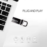 WANSENDA Waterproof USB Flash Drive Metal Pendrive 8GB 16GB 32GB 64GB 128GB Portable USB2.0 Memory Stick Flashdisk