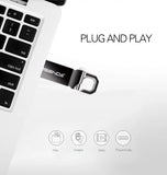 WANSENDA Waterproof USB Flash Drive Metal Pendrive 8GB 16GB 32GB 64GB 128GB Portable USB2.0 Memory Stick Flashdisk