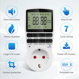 Electronic Digital Timer Switch EU FR BR Plug Kitchen Timers 230V 7 Day12/24 Hour Programmable Control Timing Socket Outlet