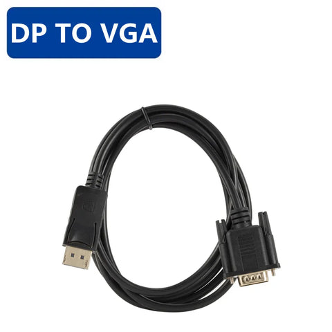 1080P 1.8M DP TO HDMI cable Adapter DP TO VGA cable Adapter DP TO DVI Adapter DP TO DP cable Adapter for PC Laptop HD Projector