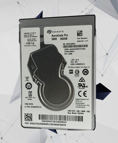 Seagate 500GB Gaming Hard Drive Disk 7200 RPM 2.5" Internal HDD HD Harddisk SATA III 128M Cache 7mm for PS4 Laptop Notebook