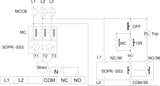 Samwha-Dsp SOPR-SS3-440 Electronic Overload Relay Motor Protector Thermal Overload Relay (Un:180-460VAC)