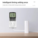 Electronic Digital Timer Switch EU FR BR Plug Kitchen Timers 230V 7 Day12/24 Hour Programmable Control Timing Socket Outlet