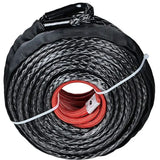 Winch Rope String Line Cable with Sheath Gray Synthetic Towing Rope 29m12000LBs Car Wash Maintenance String for ATV UTV Off-Road