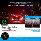 4K Super HD Car DVR Huawei Hisilicon CPU Car Camera Dash Cam Video Recorder RearView Mirror Registrar with 1080P Rear Camera