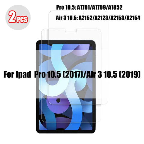 2 pcs Tempered Glass For Ipad Pro 11 12.9 9 10.2 10.5 Air 4 3 2 Tablet Screen Protector For Ipad Mini 6 5 4 3 13 2024 2021 Glass