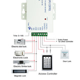 RFID Metal Access Control Keypad Waterproof Rainproof Cover Outdoor Door Opener Electronic Lock System Cover EM4100 Keychains