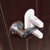 Universal Door Lever Lock Child Baby Safety Lock Rotation Proof Professional Door Adhesive Security Latch Multi-functional