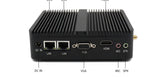 Small Host J1900 Dual-Network Multi-Serial Port J4125 Industrial Computer Mini Mini PC Desktop Fanless Industrial Computer