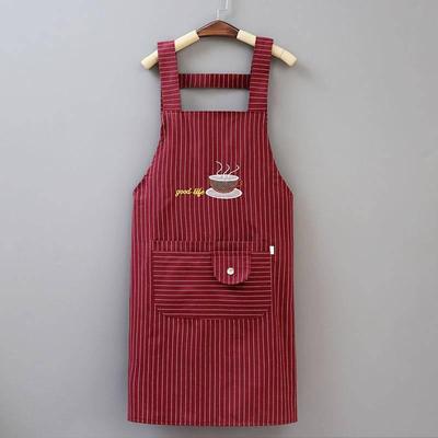 Korean-Style Anti-Fouling Cotton and Linen Belt Apron