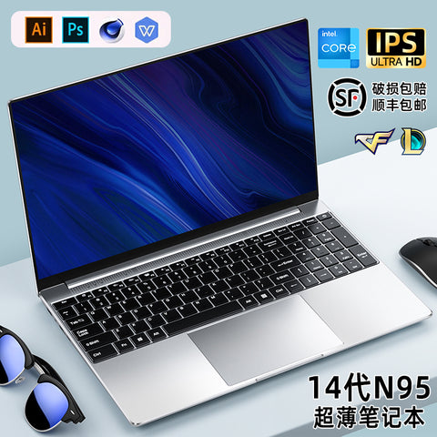 [2025 New Laptop] Using Intel Core I9 Level Thin and Portable College Students Ultra-Thin Business Office Games Design Drawing Official Flagship Authentic Single Display Large Screen