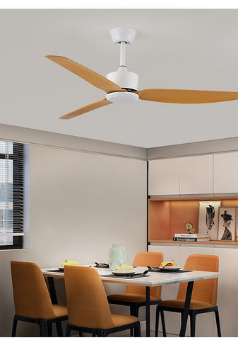 Large Wind Dining Retro Ceiling Fan Black Mute Remote Control Fan Living Room Home Commercial Restaurant Minimalist Electric Fan