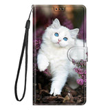 Flowers White Cat iPhone Case