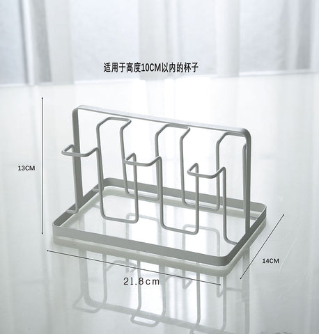 Draining Rack Creative Iron Storage Tray Glass Cup