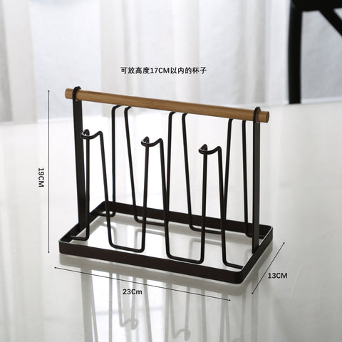 Draining Rack Creative Iron Storage Tray Glass Cup