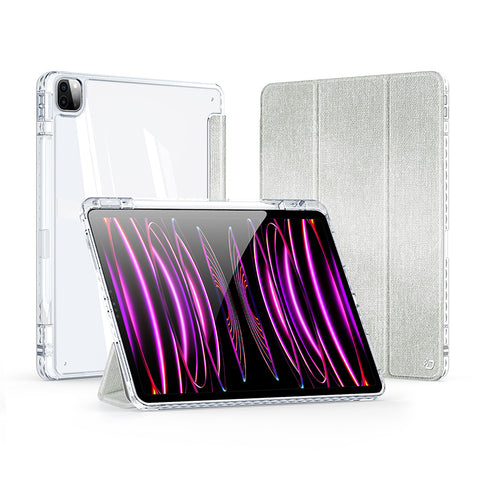 New Arrival Applicable Ipadpro11 Tablet Protective Case Air4/5 Sleep 10.2 with Pen Slot 9.7 Transparent 2024 High Transparent Air13 Drop-Resistant 10.5-Inch Abrasion Resistant 12.9 Scratch-Resistant Case