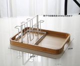 Draining Rack Creative Iron Storage Tray Glass Cup