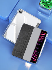 New Arrival Applicable Ipadpro11 Tablet Protective Case Air4/5 Sleep 10.2 with Pen Slot 9.7 Transparent 2024 High Transparent Air13 Drop-Resistant 10.5-Inch Abrasion Resistant 12.9 Scratch-Resistant Case