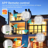 16A Tuya Smart WiFi Switch Support 2-Way DIY Switches Mini Smart Breaker Smart Life Control Support Alexa Google Alice