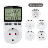 Timer Socket Thermostat Digital Temperature Controller EU Plug Outlet With Timer Switch Heating Cooling AC 110V~230V