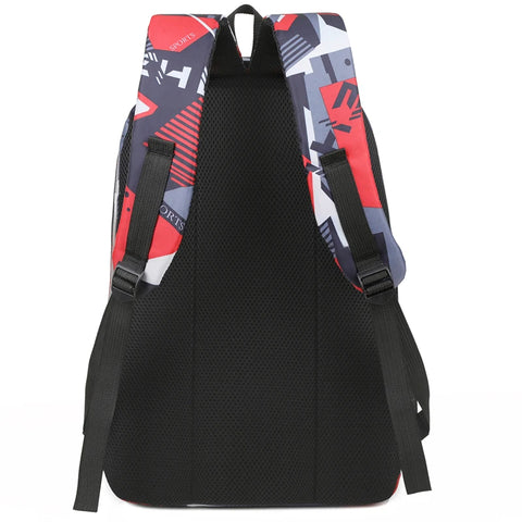 Geometric Oxford Backpack