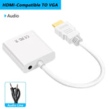 HDMI-compatible To VGA Converter Cable 1080P Full HD HDMI-VGA Conversion Adapter Cable For PC HDTV Projector Tablet Monitor