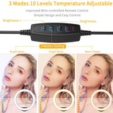 LED Selfie Ring Lighting Photographic Selfie Ring Lamp USB Remote Fill light For YouTube TikTok Video Live Phone Holder & Tripod