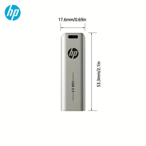 HP USB Flash Drive 3.2 32GB 64GB High Speed Sticks External Storage Metal Pen Drive Creative Personality Car Music