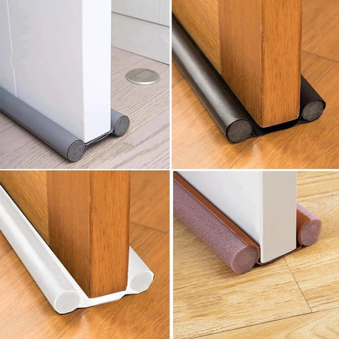 Door Bottoom Seal Strip Flexible Wind Reduction Stopper Under Door Sealing Blocker Door Weatherstrip Sound Proof Wall Panels