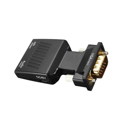 VGA Male to HDMI-compatible Female Converter with Audio Cables 480P/720P/1080P for PS3/4 HDTV Monitor Projector PC Laptop TV-Box
