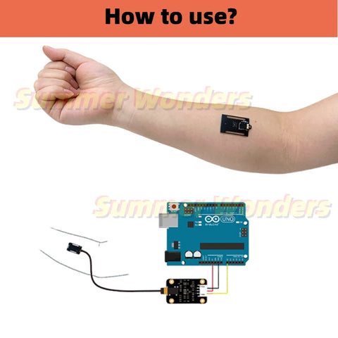 Dry Electrode EMG Sensor Low-power Biosensor Wearable Muscle Sensors Arduino STM32 DIY Device Provide Demo Code for Free