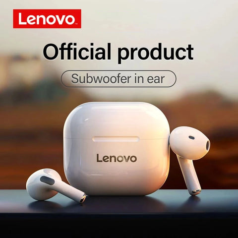 New Lenovo LP40 Earphones TWS Wireless Bluetooth Earbuds Bass Touch Control Stereo Noise Reduction Long Standby Original Choice