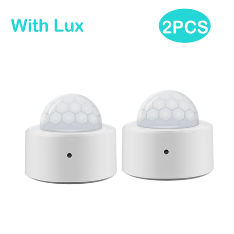 Tuya 2-in-1 Zigbee Mini PIR Motion Detector + Bright Lux Light