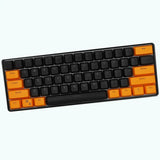 61 Key Set PBT Keycaps Ansi 60% Computer Gamer Mechanical Keyboard Cap Backlight OEM Miami DOLCH GK61 SK61 Anne pro 2 RK61 K617