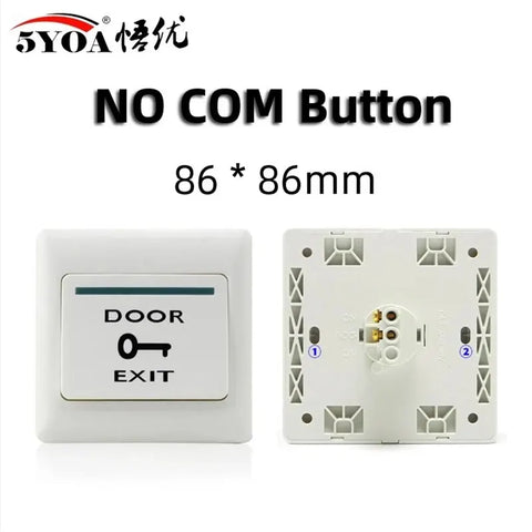 Access Button Door Exit Push Switch No Touch Release Gate Opener Door Access Control System Entry Open Touch