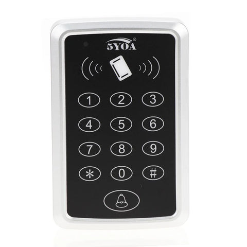 125KHz RFID Access Control Keypad EM Card Reader Support 1000 Users Door Access Control System Door Lock Opener Keyboard System