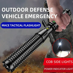 Wolf Tooth Lamp Rod Strong Light Charging Outdoor Super Bright Multi Functional Vehicle Retractable Self Defense Window Patrol