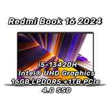 Xiaomi Redmi Book 16 2024 Laptop Intel Core i7-13620H i5-13500H i5-13420H Intel Iris Xe/UHD 16G DDR5+1T SSD Notebook Computer PC