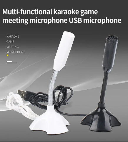 Professional High Quality Adjustable USB Microphone For Laptop And Computer Studio Singing Gaming Streaming Mikrofon Stand Mic