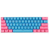 61 Key Set PBT Keycaps Ansi 60% Computer Gamer Mechanical Keyboard Cap Backlight OEM Miami DOLCH GK61 SK61 Anne pro 2 RK61 K617