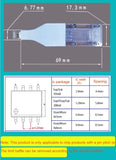 New Arrivals 1pc Sop8 wson chip download burn write probe spring needle flash eeprom chip burner cable