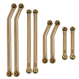 AXSPEED Brass High Clearance Link Rod Set for Axial SCX24 Deadbolt JEEP Gladiator Wrangler Bronco Chevrolet 1/24 RC Crawler Car