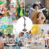 Kids Microphone and Stand,Kids Karaoke Machine for Girls Boys,Party Sing Musical Toy with Flashing Lights,Children's Microphone